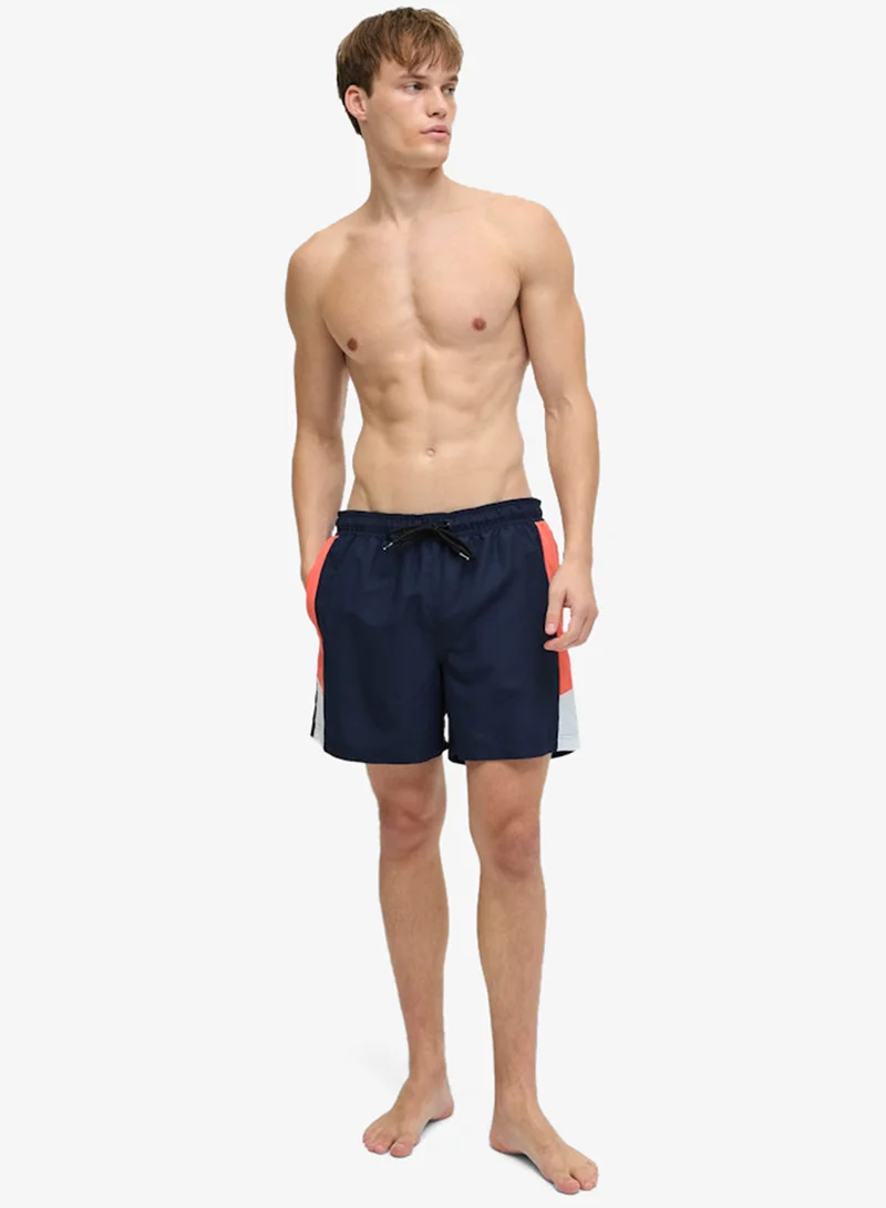 JJ Rebel  Colour Block Drawstring Shorts for Men | Best Price UAE